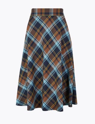 Check a 2024 line midi skirt