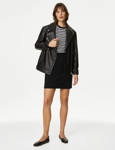 White linen skirt marks and spencer hot sale
