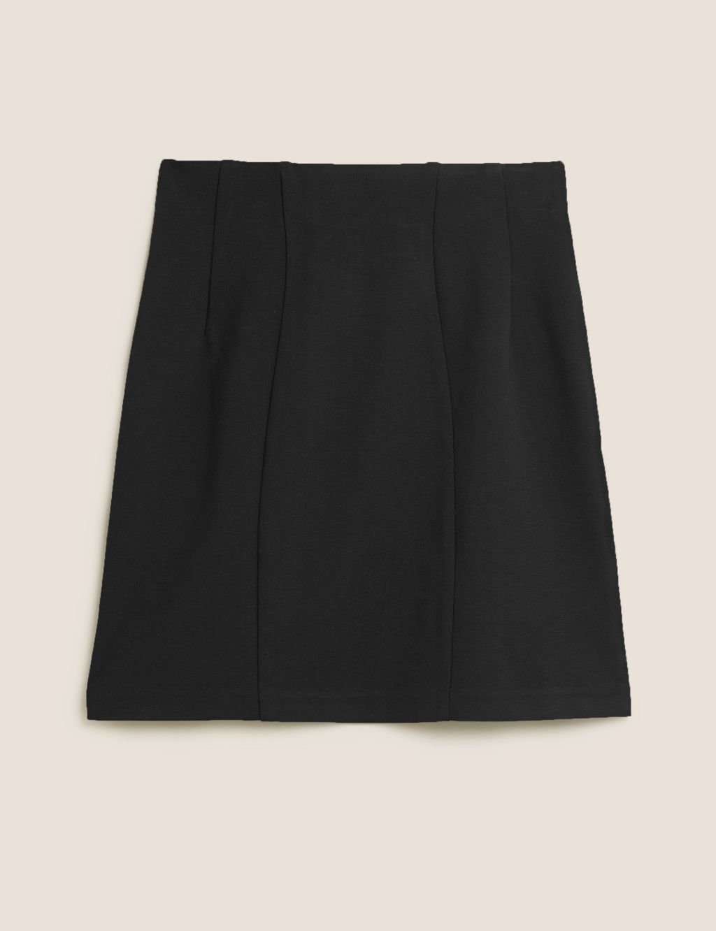 Jersey Mini A-Line Skirt image 2