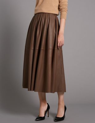 Autograph Skirts | Autograph Leather & Suede Skirts | M&S