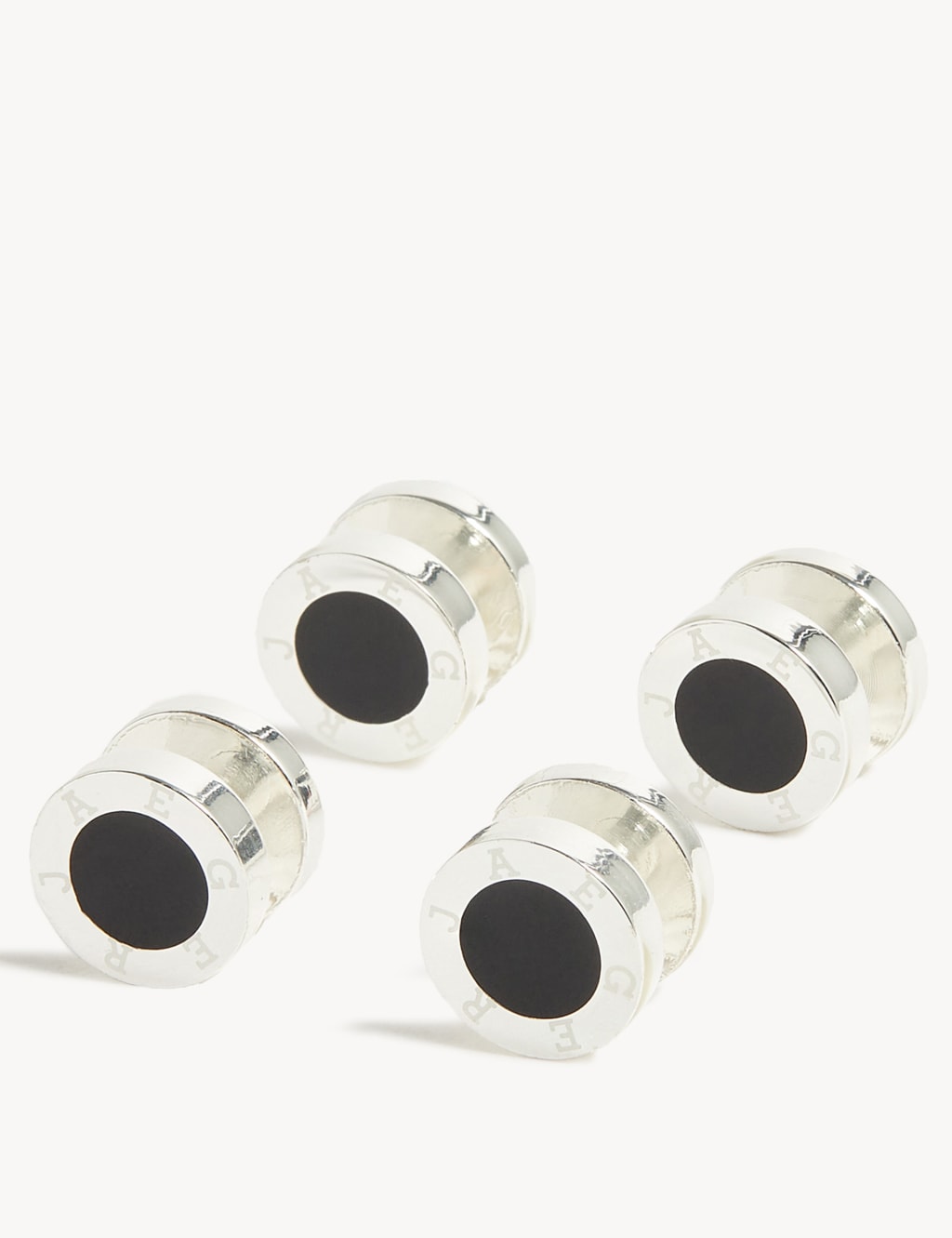 Silver Plated Dress Stud Set image 1