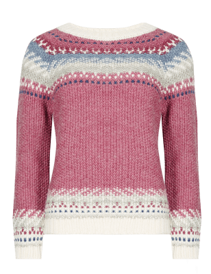 Fair Isle Christmas Jumper | Indigo Collection | M&S