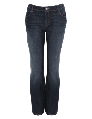 bum slit jeans