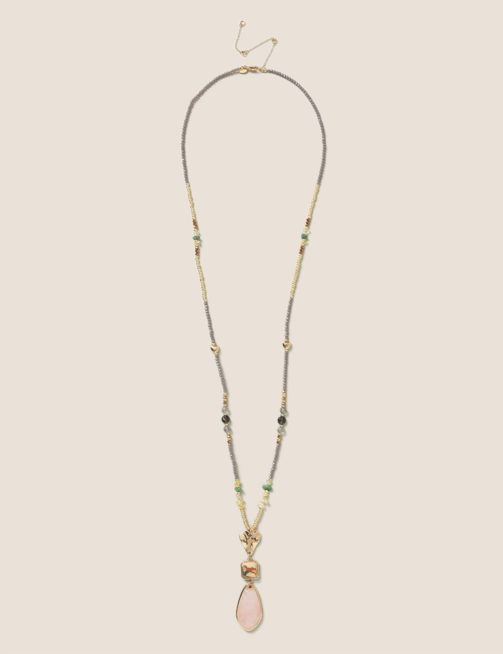 Per Una Semi Precious Long Necklace