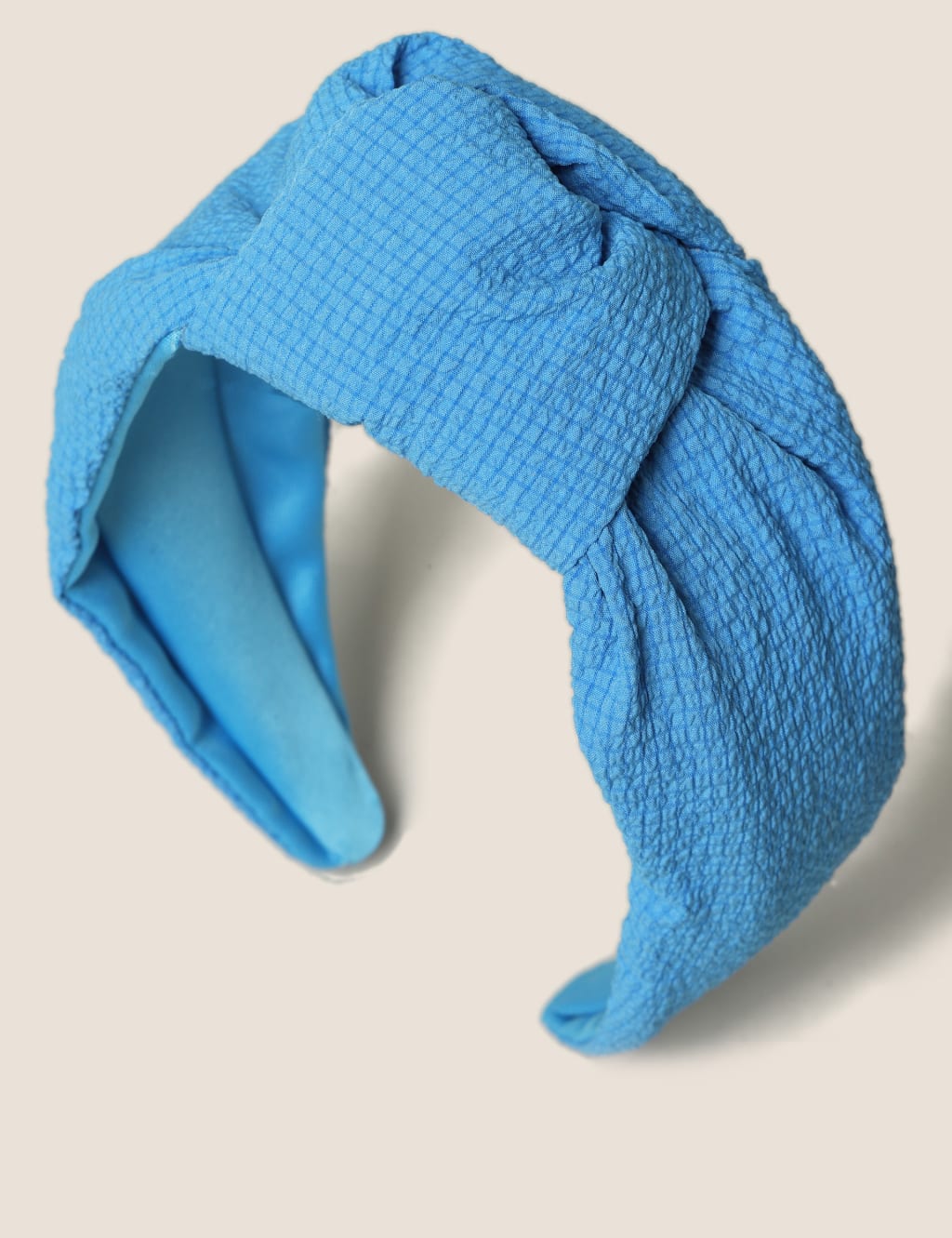 Blue Geometric Twist Alice Band