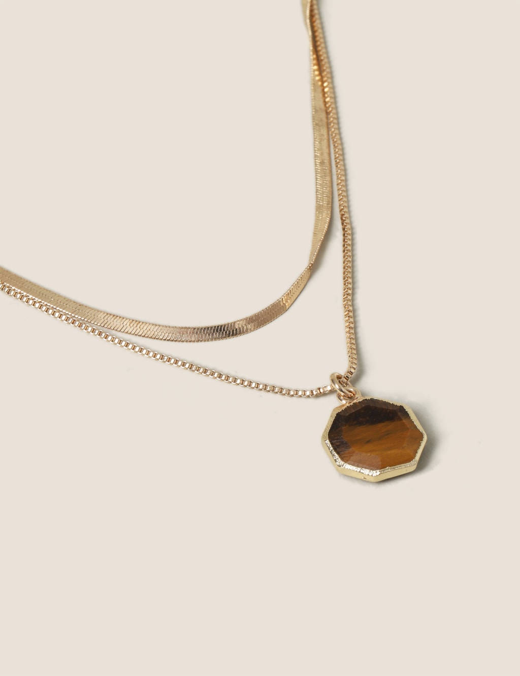 Autograph Semi-Precious Multirow Necklace image 1