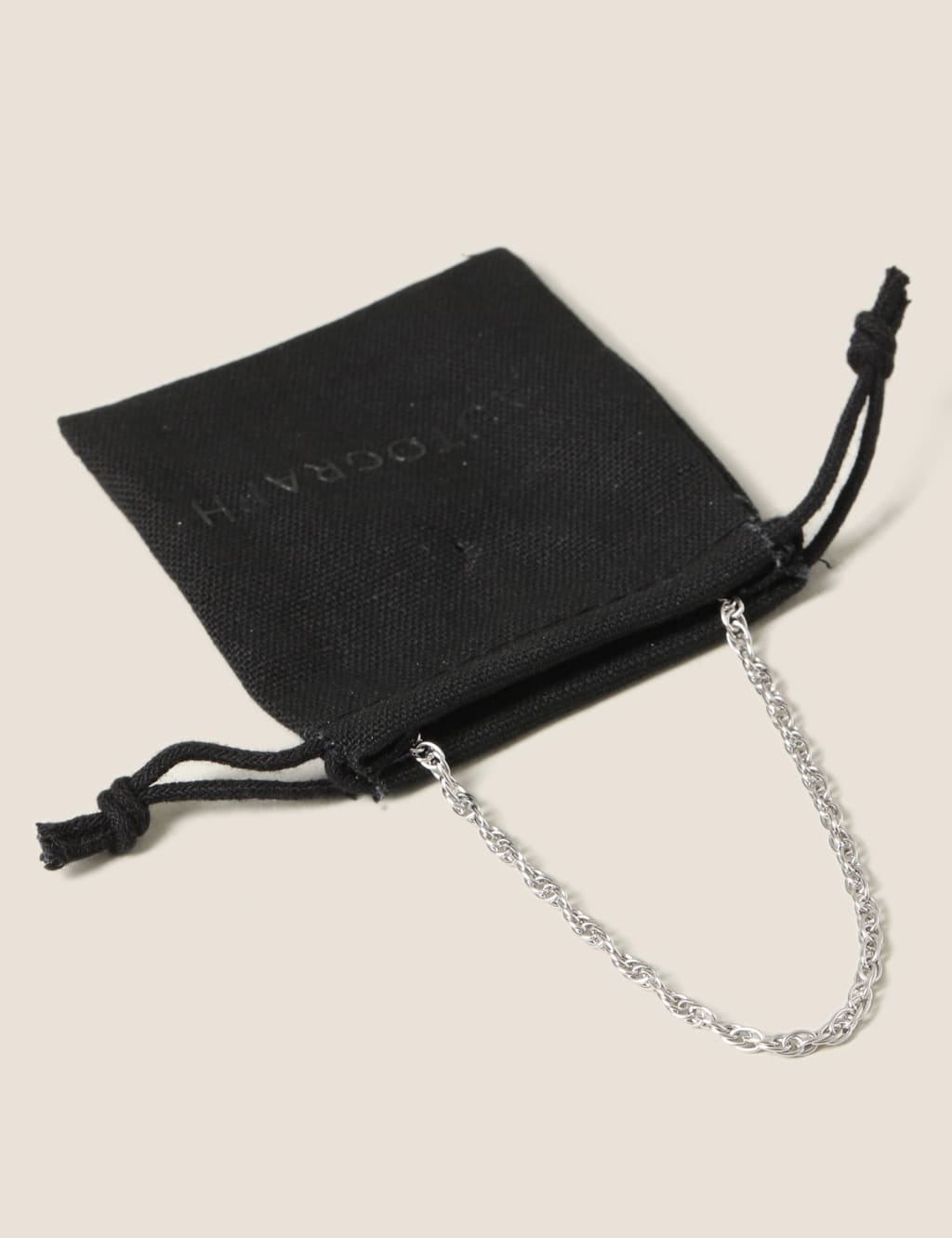 Autograph Waterproof Silver Tone Twist Necklace image 1