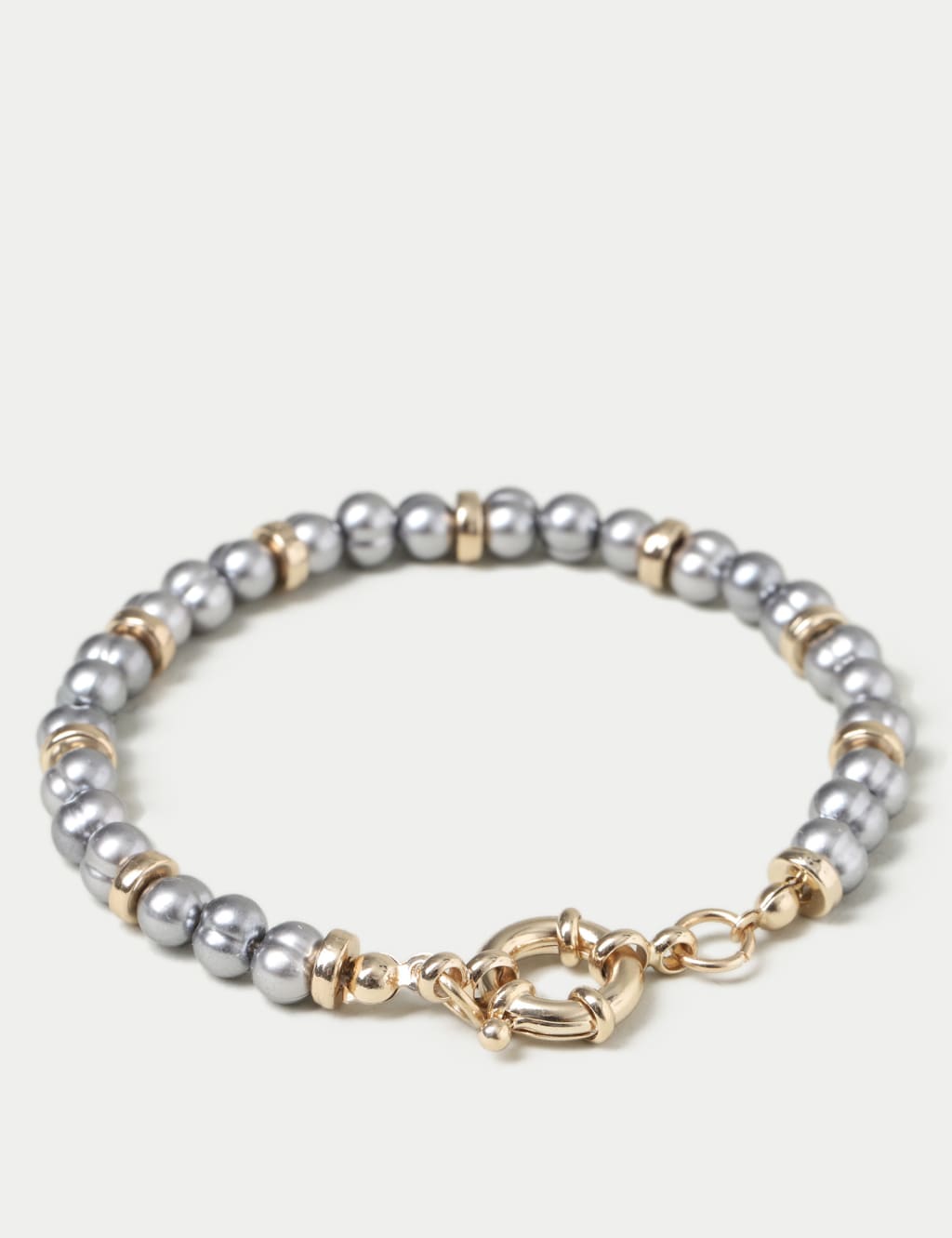 Grey Pearl Bracelet image 1
