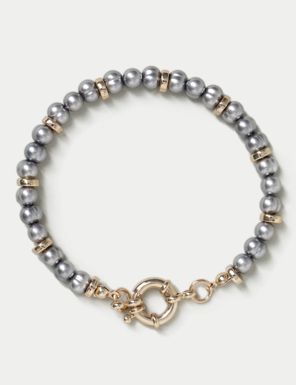 Grey Pearl Bracelet image 2