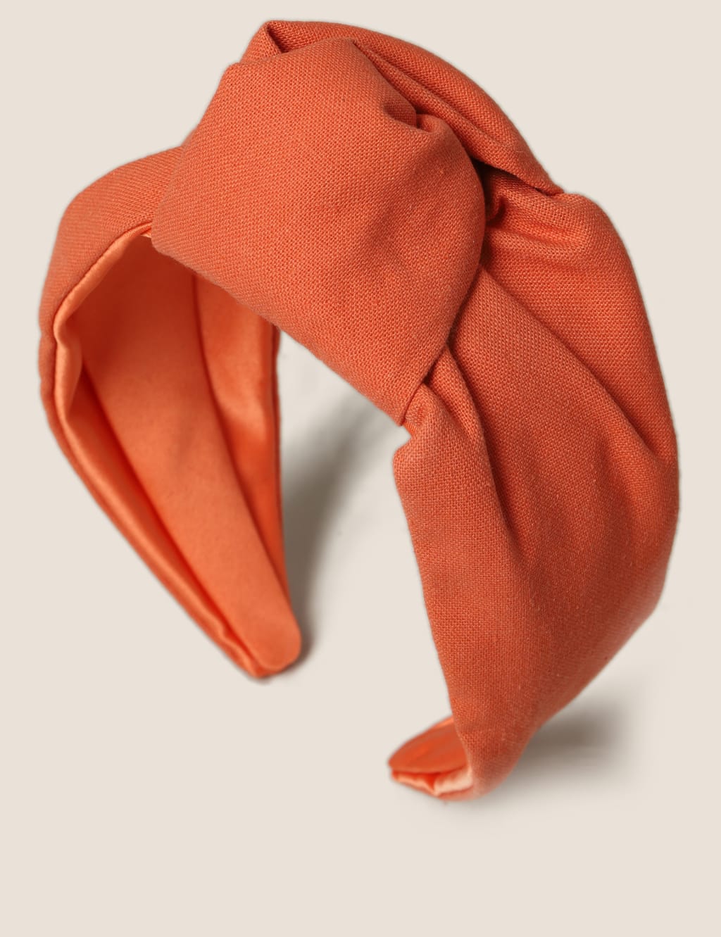 Orange Knot Alice Band