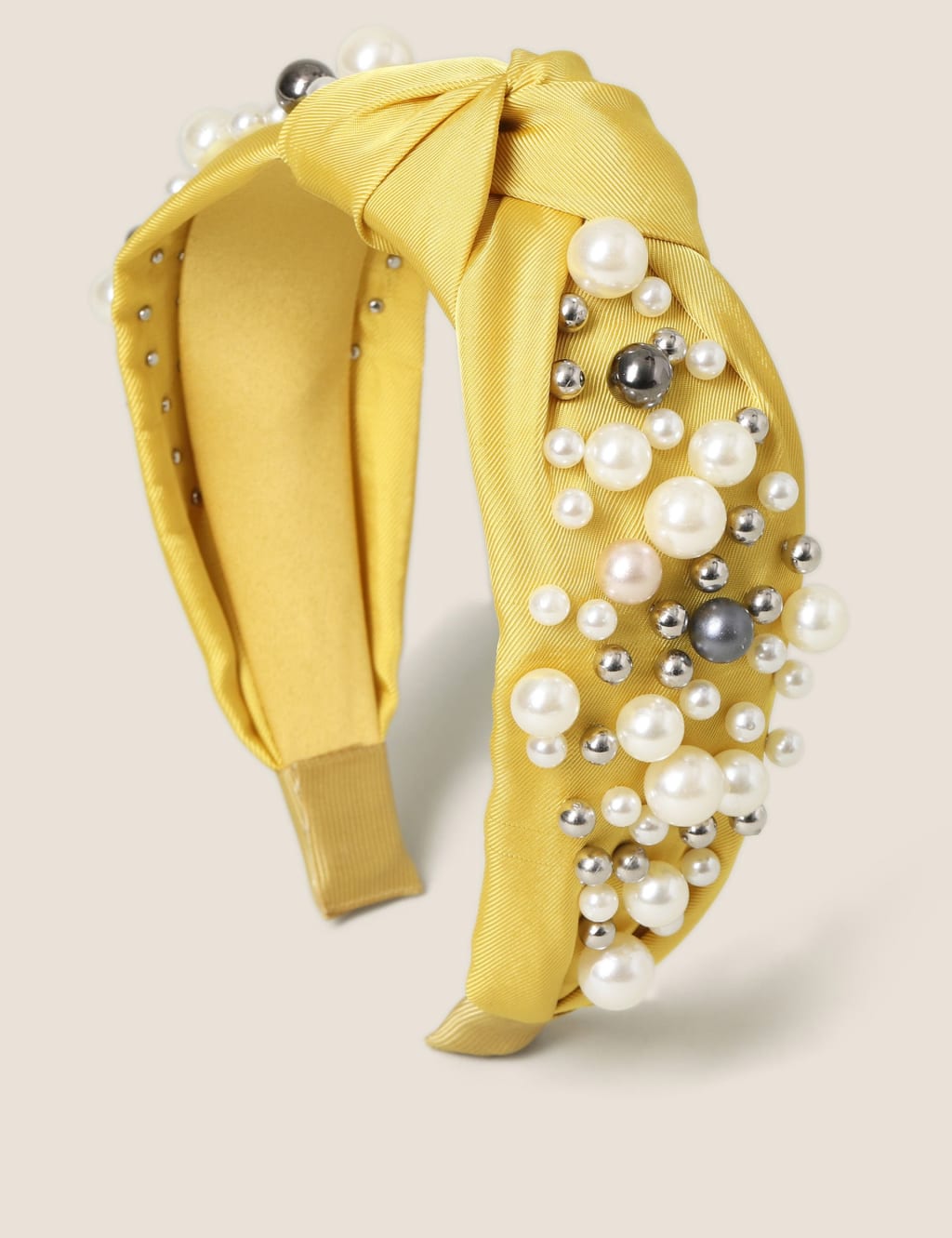Pearl Embellished Alice band image 1