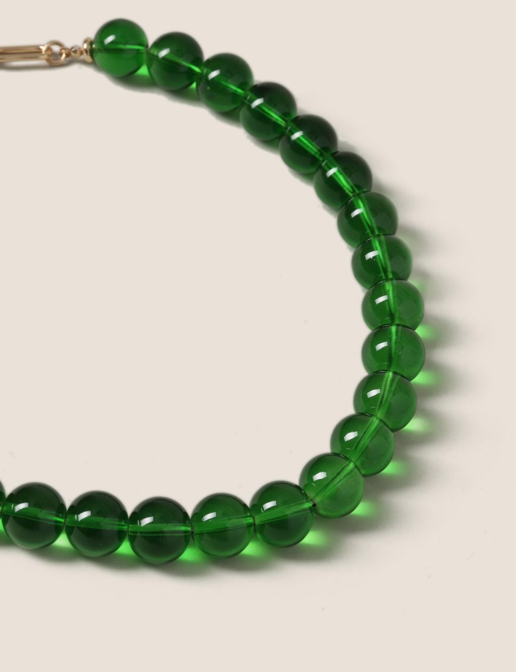 Autograph Green Glass Ball Necklace image 2