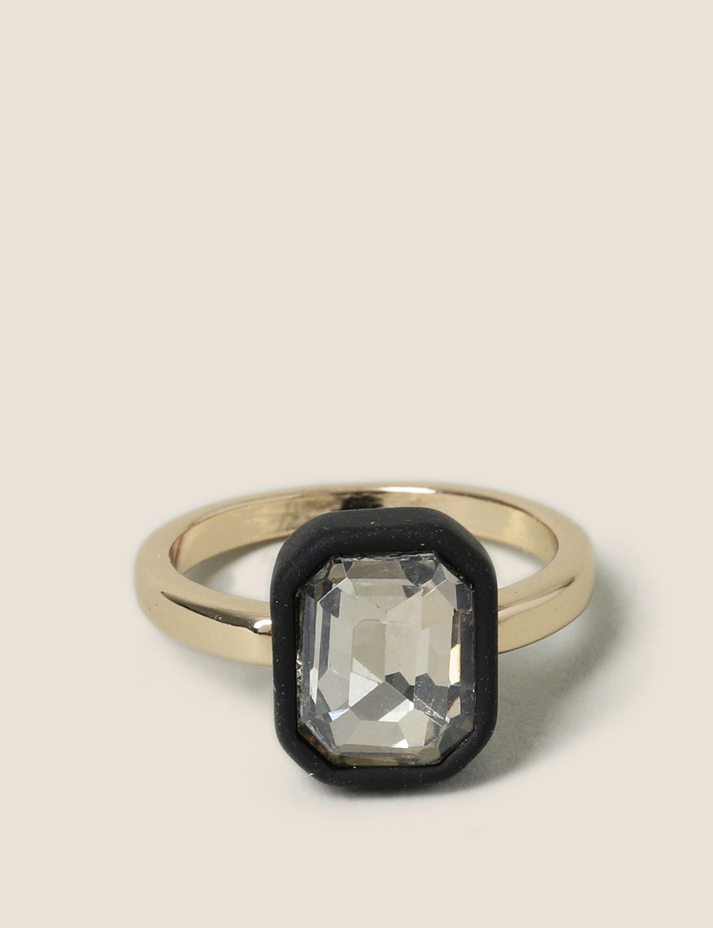 Black Rhinestone Ring image 1