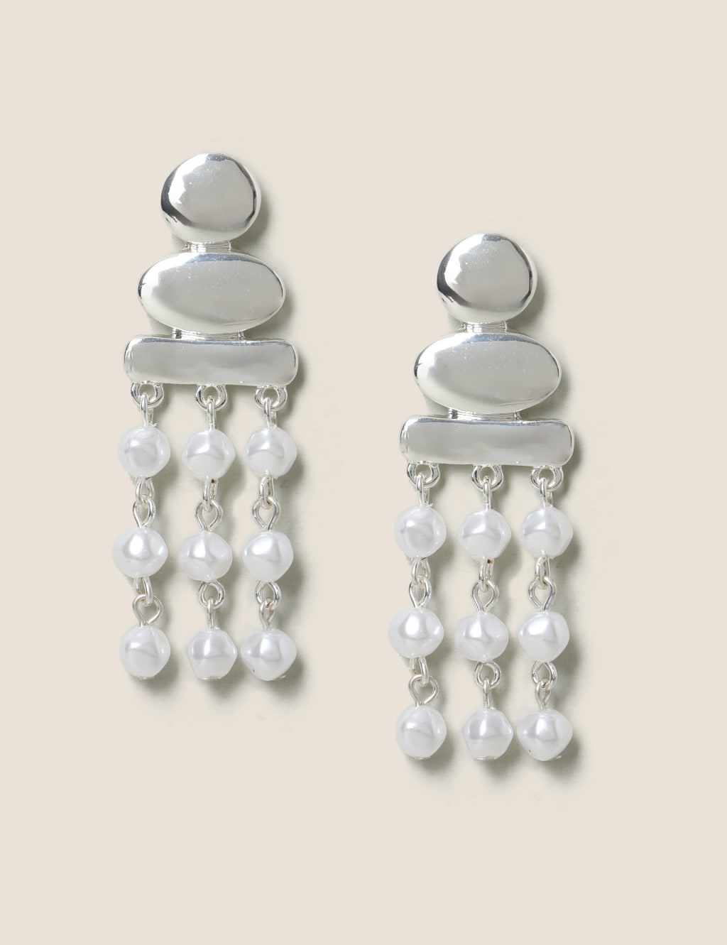 Pearl Drop Earrings image 1