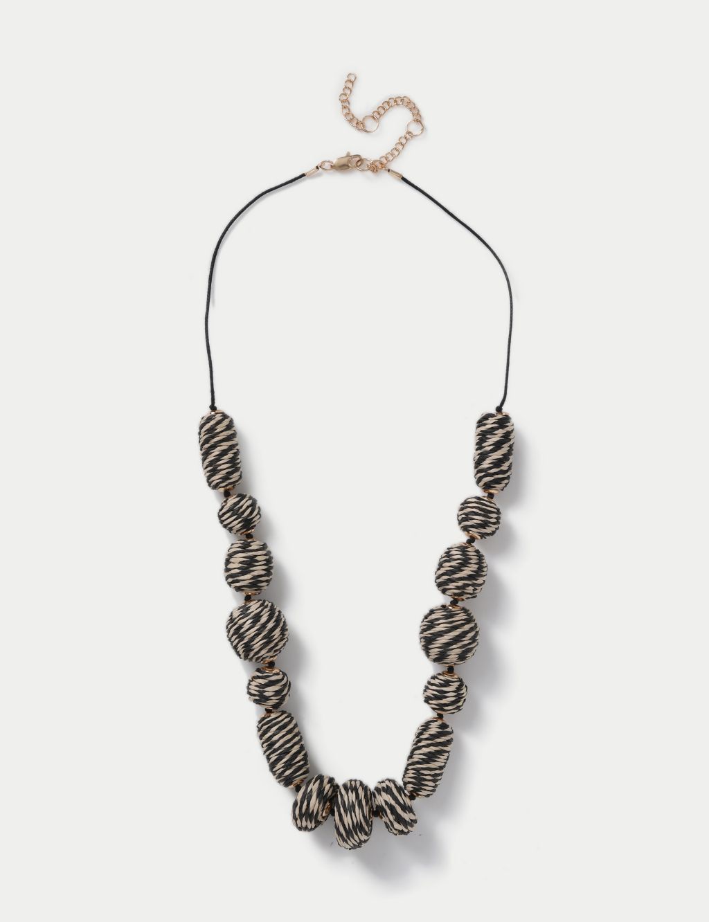 Mono Bead Threaded Necklace