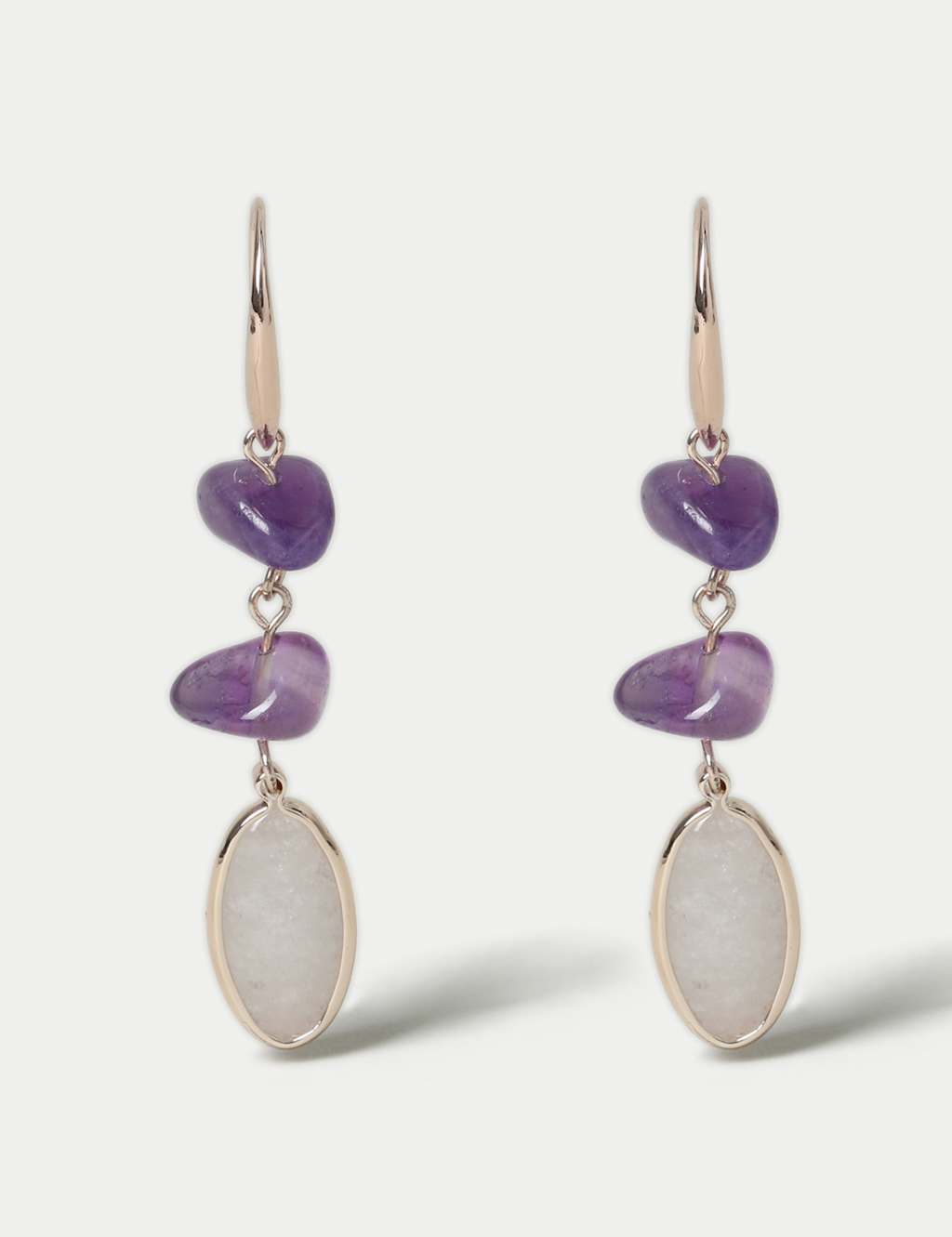 Semi Precious Mobile Drop Earrings image 1