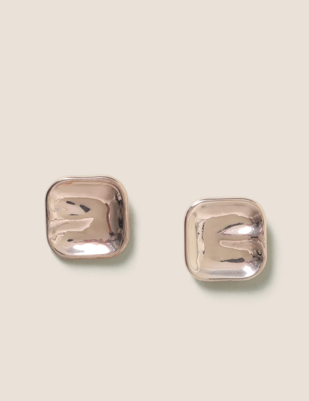 Rose Gold Stud Earrings image 1