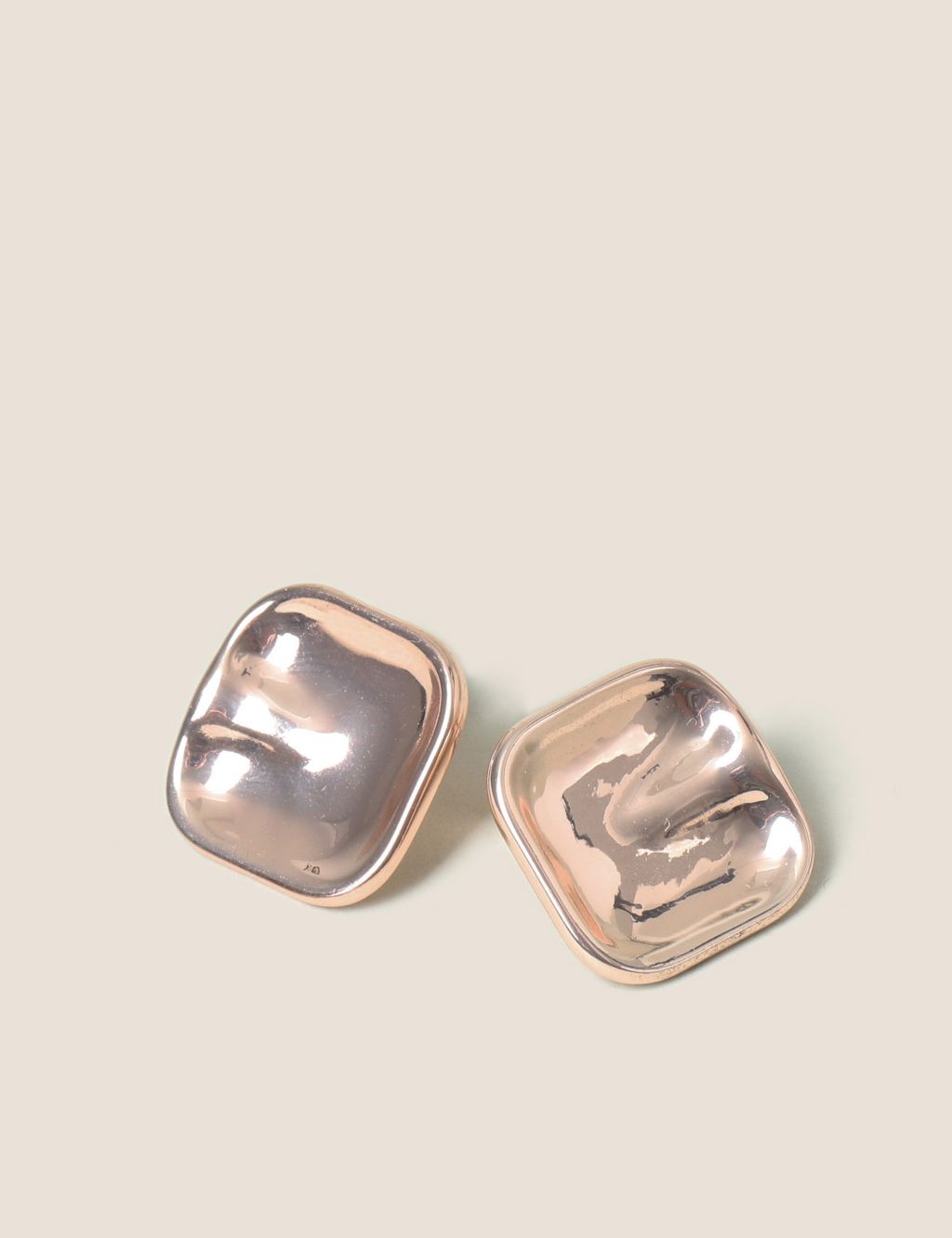 Rose Gold Stud Earrings image 2