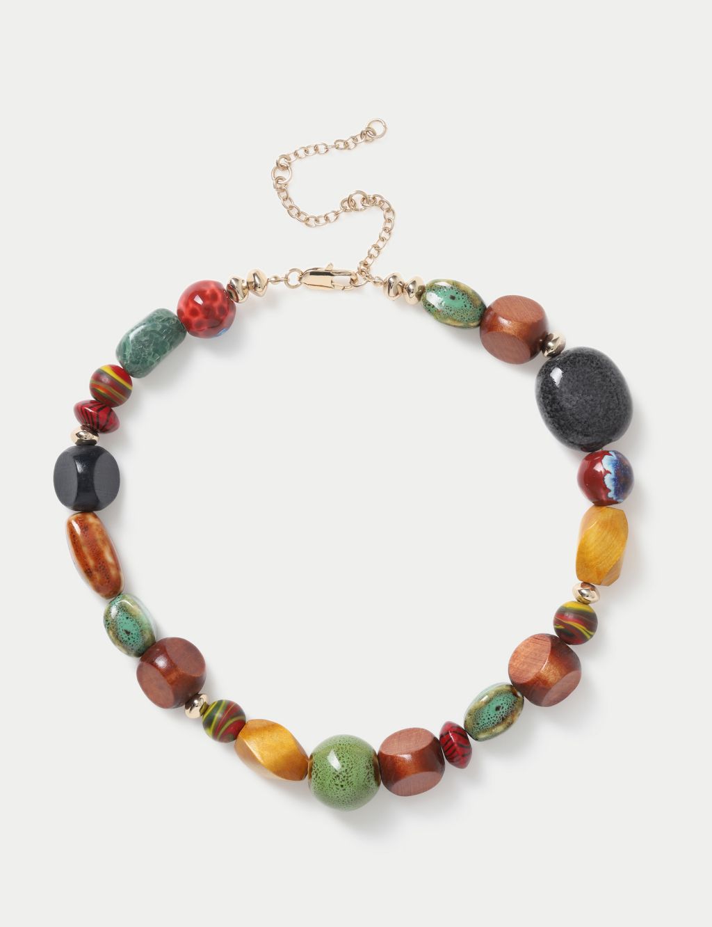 Multi Bead Eclectic Necklace