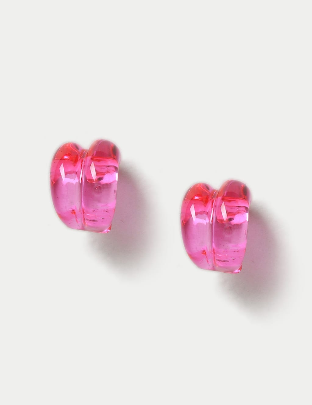 Autograph Pink Glass Hoops image 1