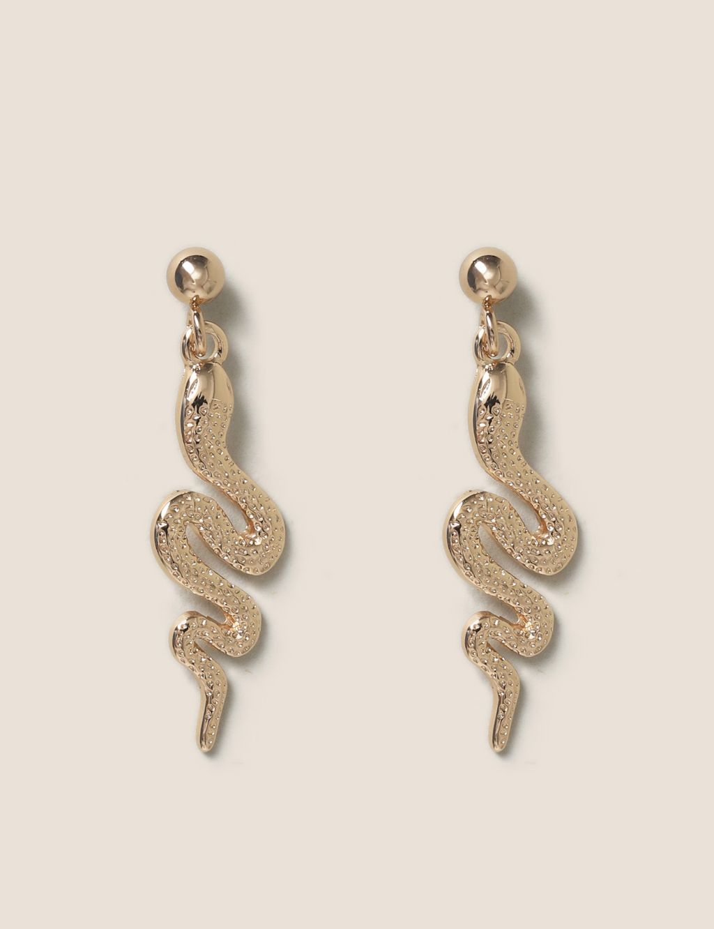 Snake Mini Drop Earrings image 1