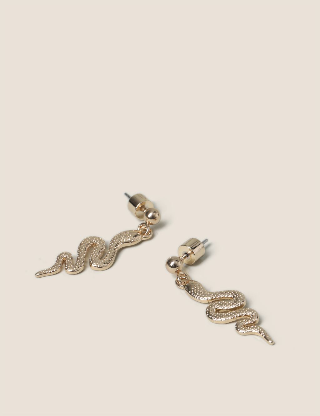 Snake Mini Drop Earrings image 2