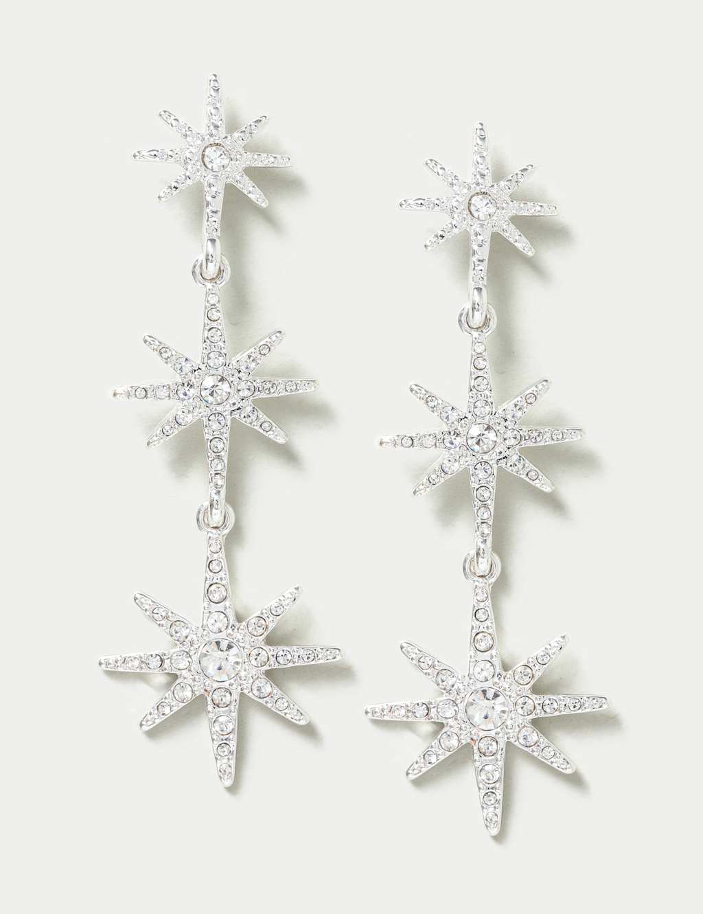 Christmas Multi Star Drop Earrings image 1