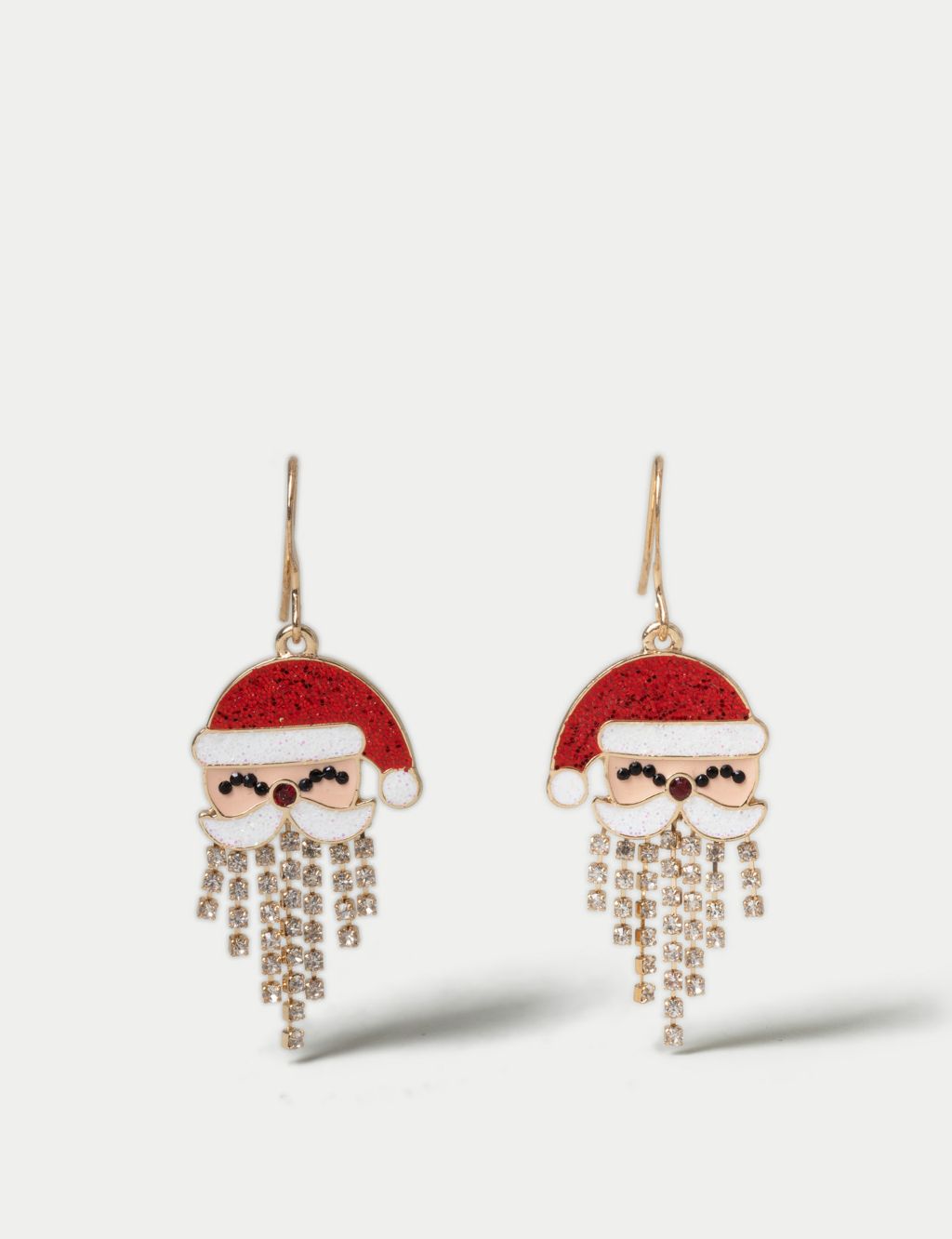 Christmas Santa Drop Earrings image 1