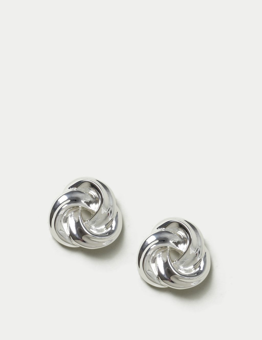 Oversized Swirl Stud Earrings image 1