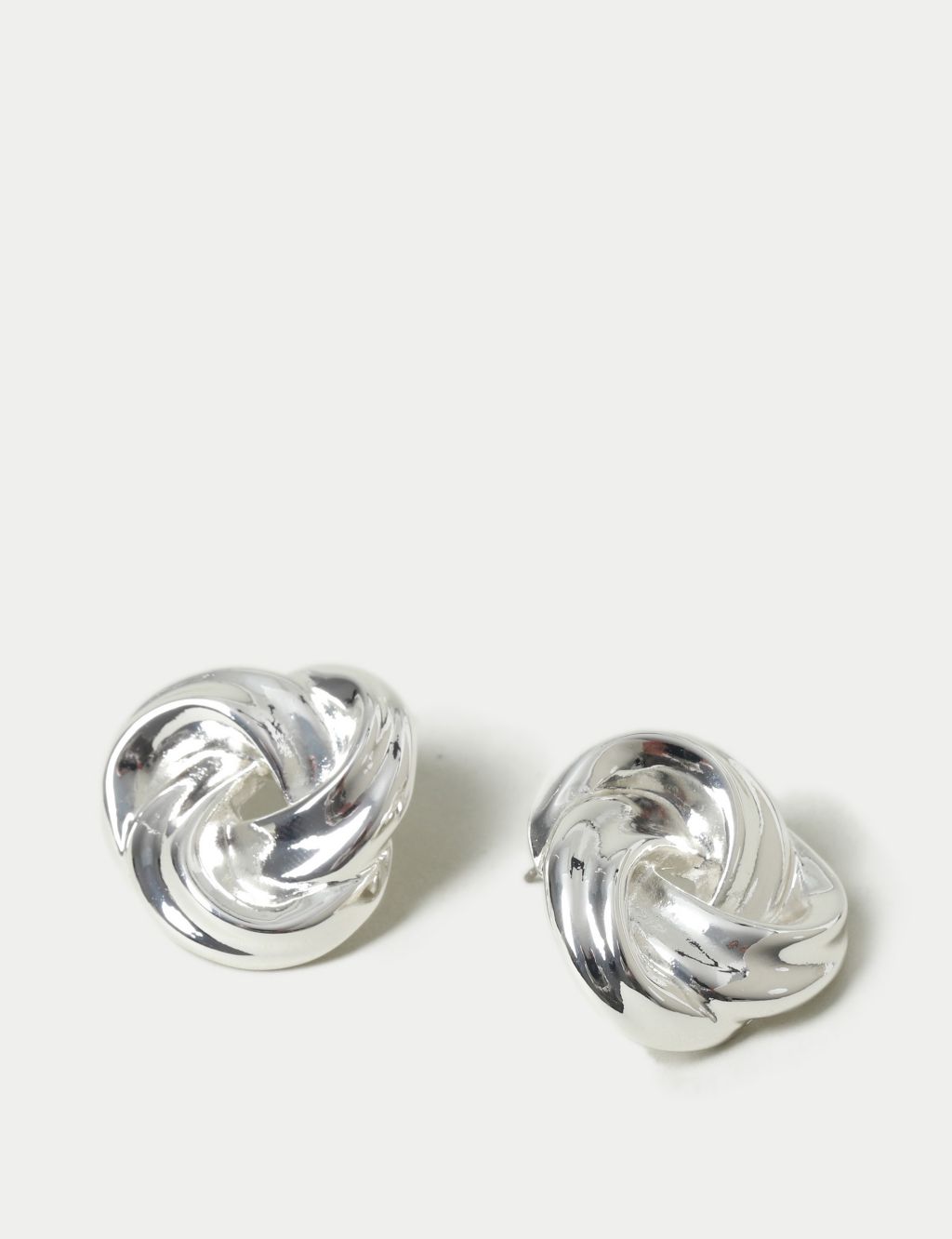 Oversized Swirl Stud Earrings image 2
