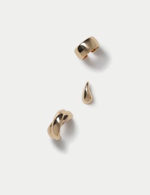 Womens Autograph Cuff Ear Party - Gold, Gold