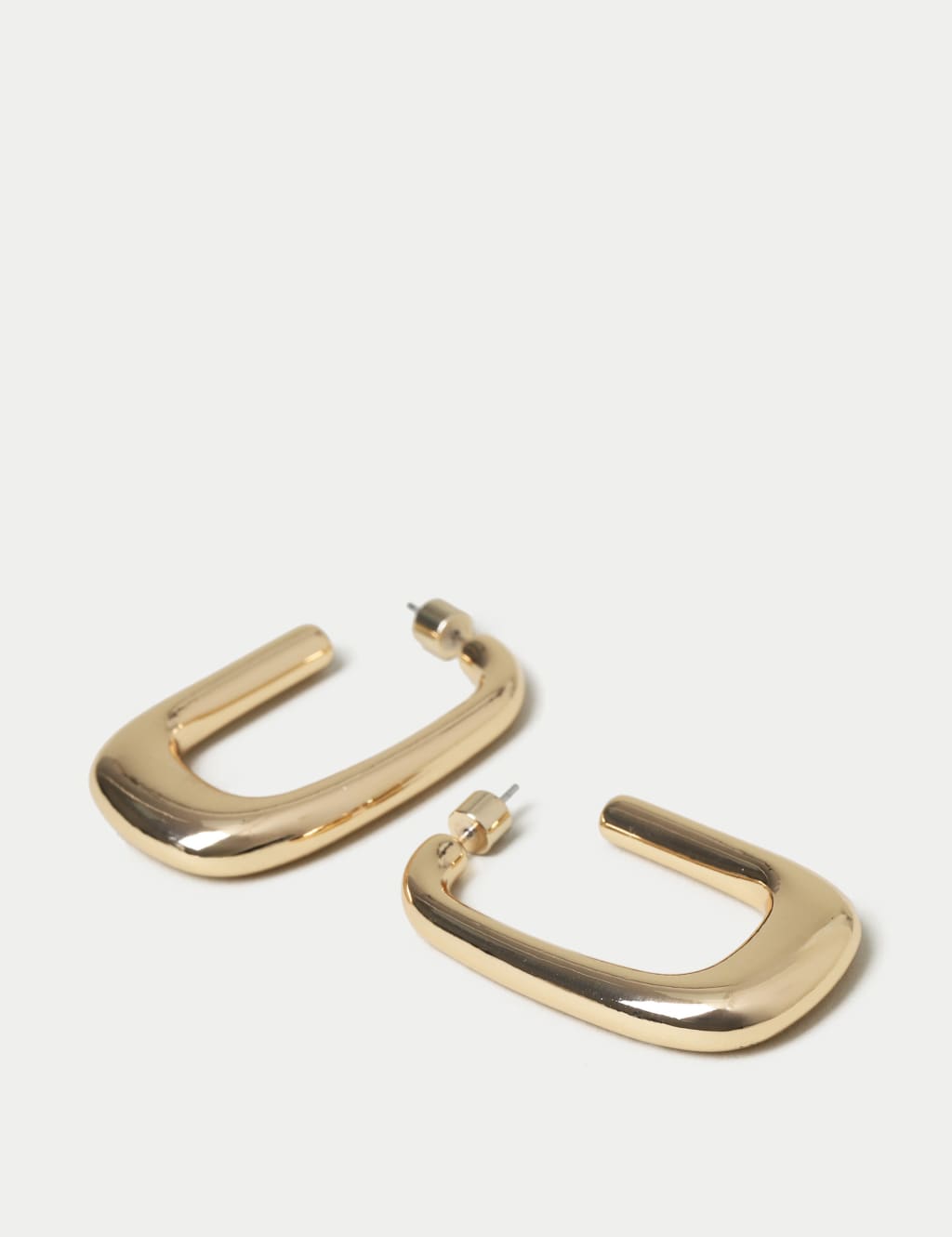 Gold Long Bubble Hoops