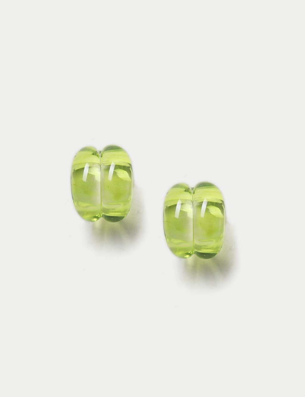 Autograph Green Glass Earrings