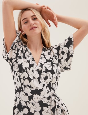 Midi cheap wrap dress