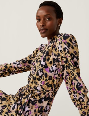 Marks and spencer limited edition animal print hot sale dress