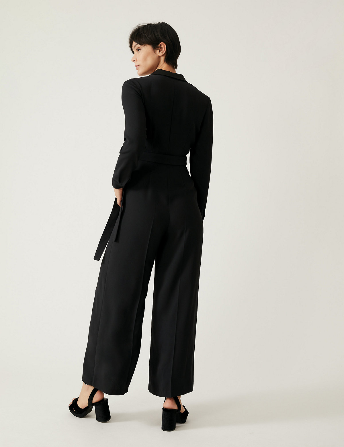 Belted Tailored Jumpsuit