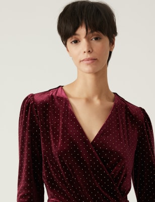 Marks and shop spencer velvet dress