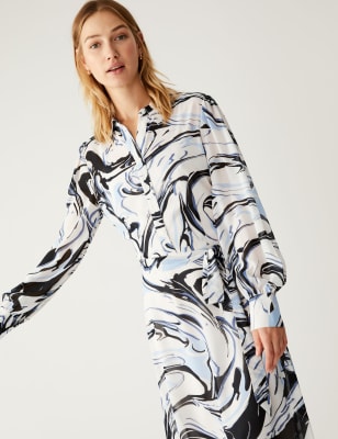 Map Print Silk Shirt - Women - Ready-to-Wear