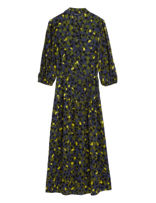 

Womens M&S Collection Midi-Shirtkleid mit Animal Print - Multi, Multi