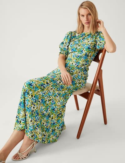 Floral Midaxi Tea Dress