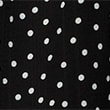 Polka Dot Textured Mini Smock Dress - blackmix