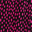 Printed V-Neck Midi Tea Dress - pinkmix