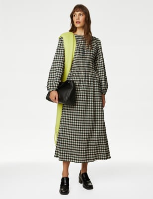 M&s on sale jacquard dress