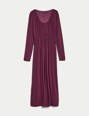 Round Neck Smock Dress