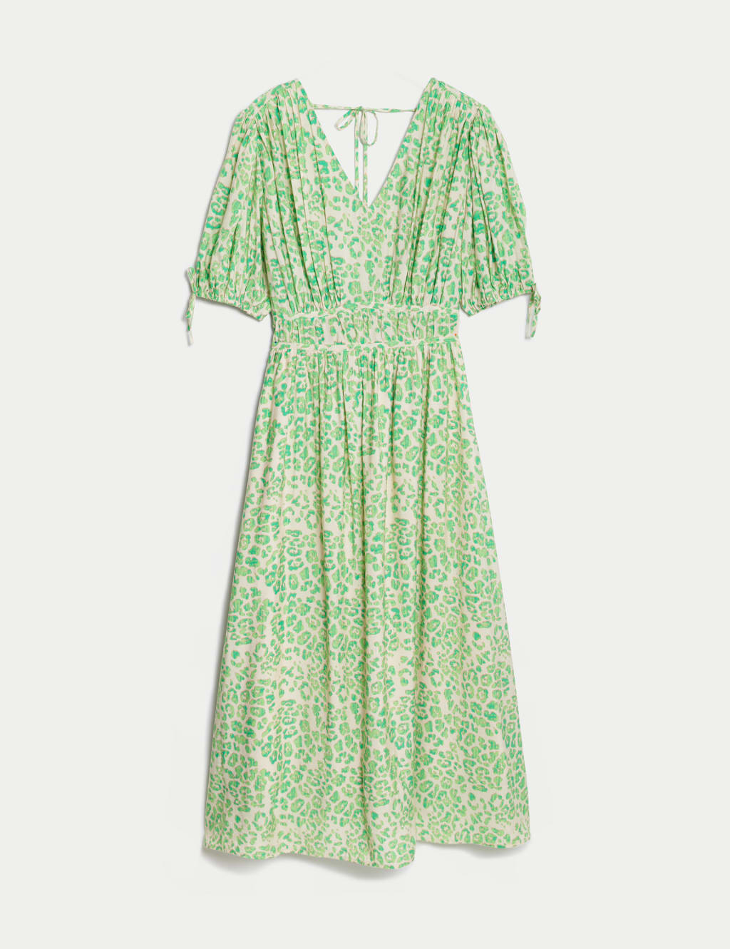 Animal Print Midi Relaxed Waisted Dress image 2