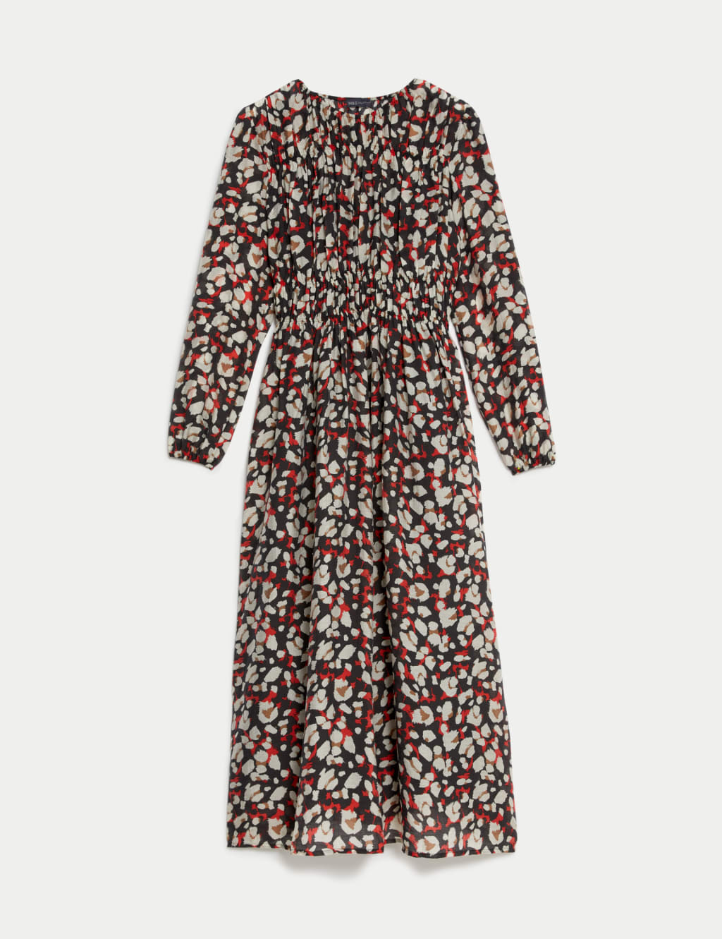Lyocell™ Rich Printed Midi Waisted Dress image 2