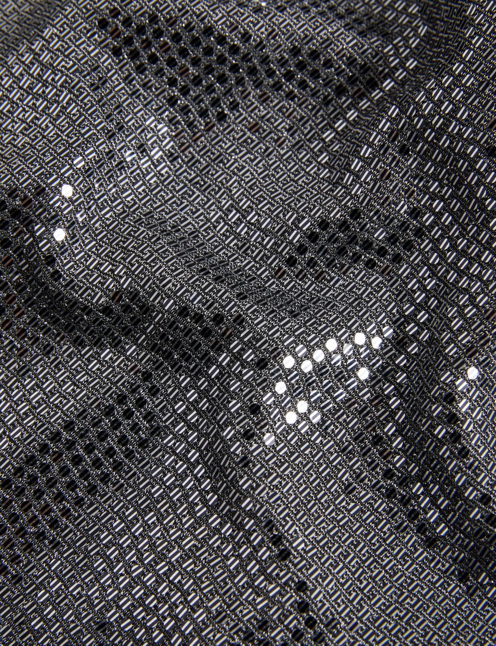 Sequin Ruched Midi Column Dress image 7