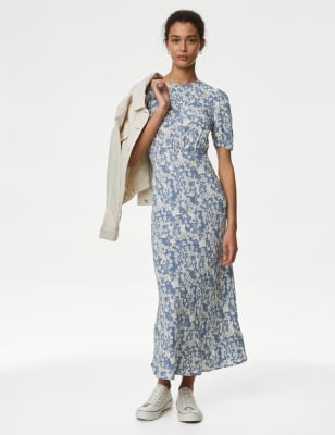 Ditsy Floral Midaxi Tea Dress