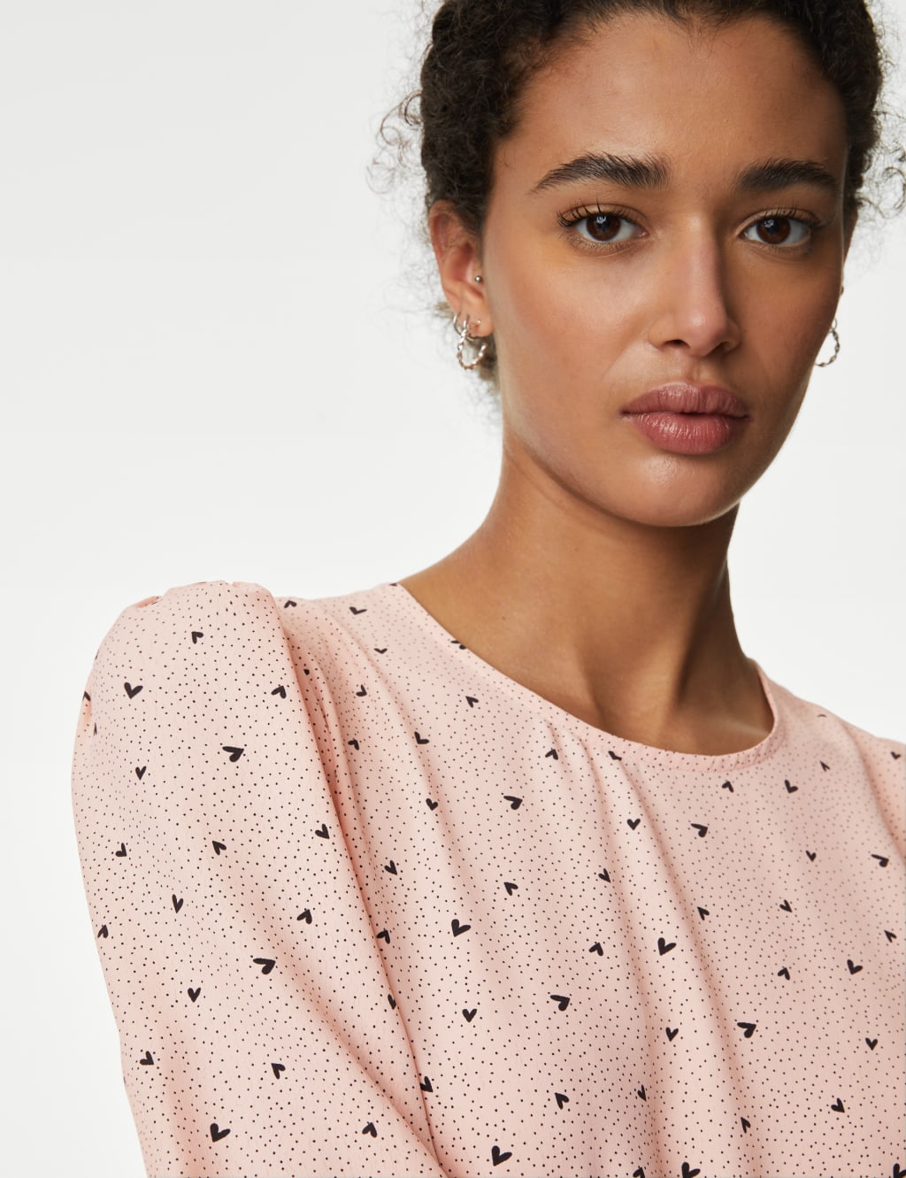 Printed Round Neck Midaxi Tea Dress image 3