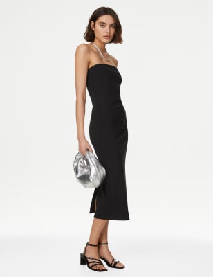 

M&S Collection Vestido bodycon bandeau maxi a media piernaWomens - Black, Black